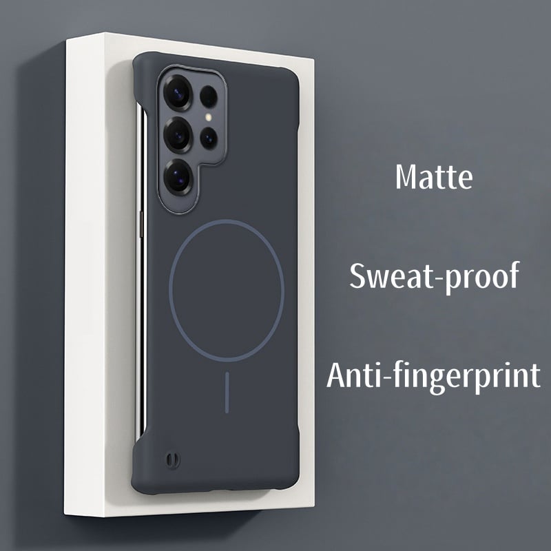 Frameless Matte Magnetic Case for Galaxy S25/S24/S23/S22 – Ultra-Thin & Shockproof