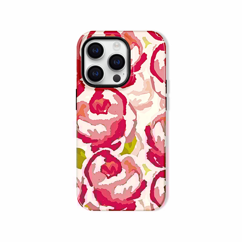 Floral MagSafe Case For iPhone  – 38 Magnet Design, Glossy Print, Two Style Options