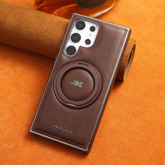 SentimentvalueTM Magnetic Leather Case With 360° Rotating Bracket For S25/S24/S23 Series and Galaxy S22 Ultra