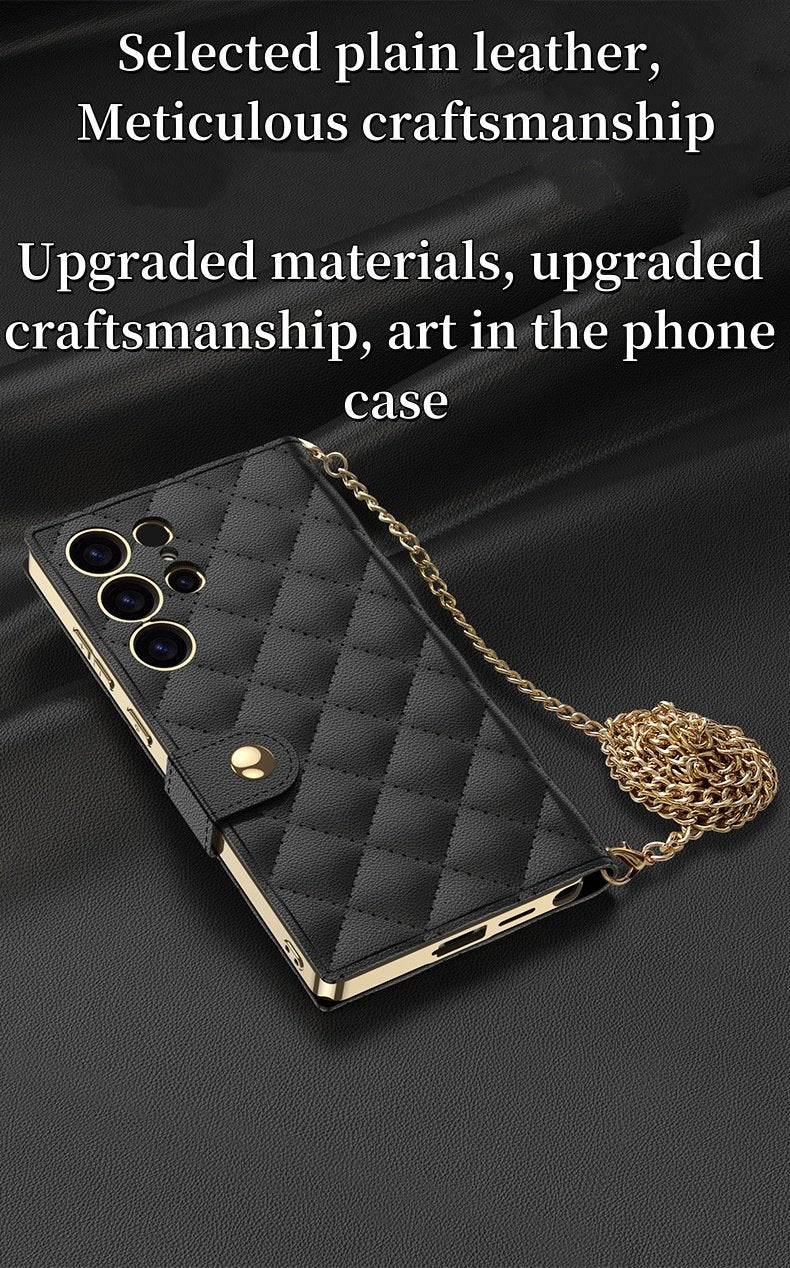 [💥New Arrivals💥]Diamond Pattern Card Flip Leather Case For Samsung Galaxy S25 Ultra/Samsung Galaxy S24 Ultra/Samsung Galaxy S23 Ultra