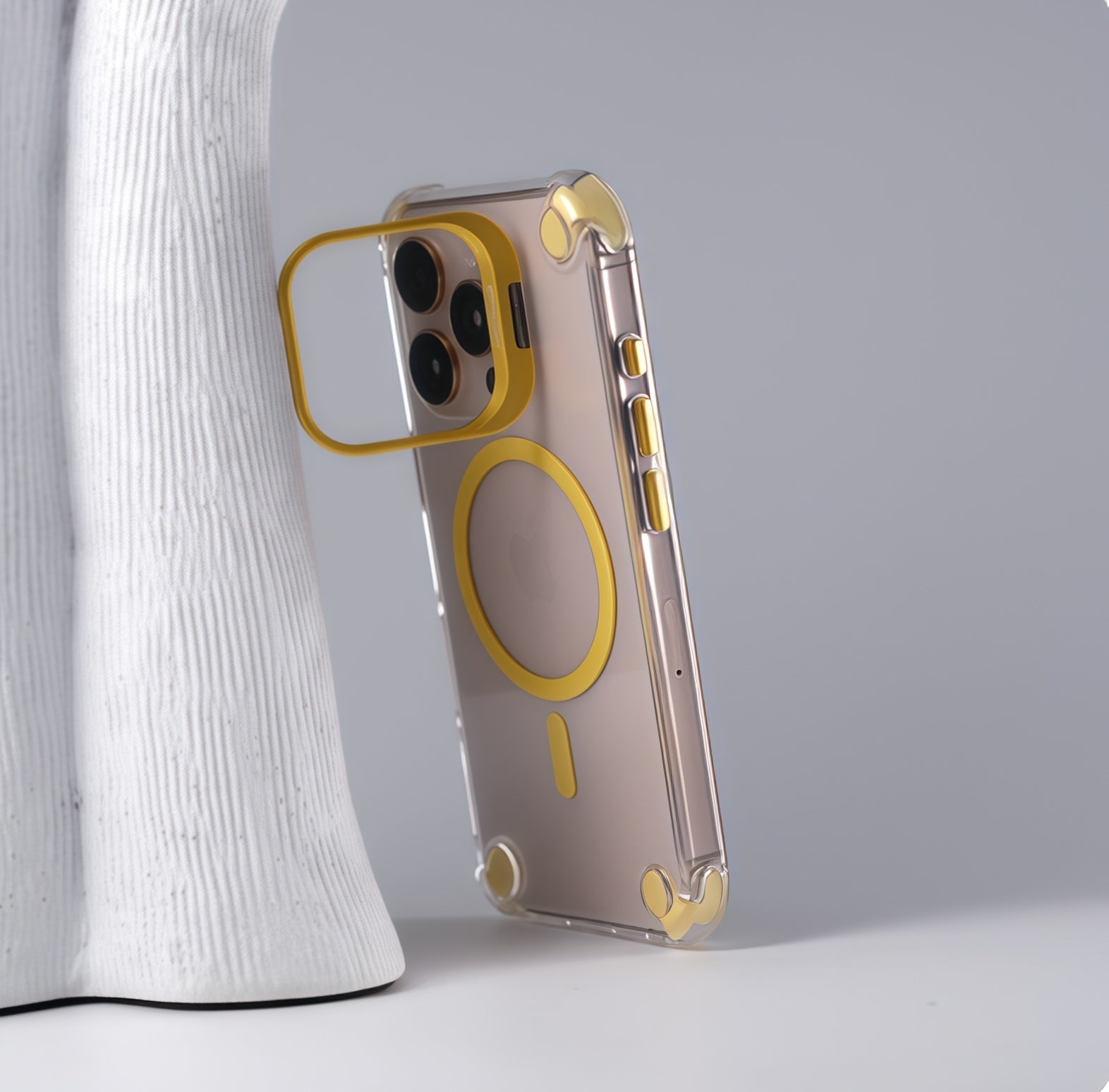 iPhone 17 Series Four-Corner Shockproof Magnetic Lens Case