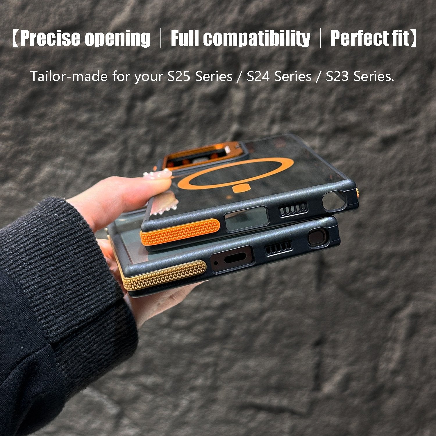 KASCASE |Magnetic Case with Hidden Lens Stand – Galaxy S25 Series