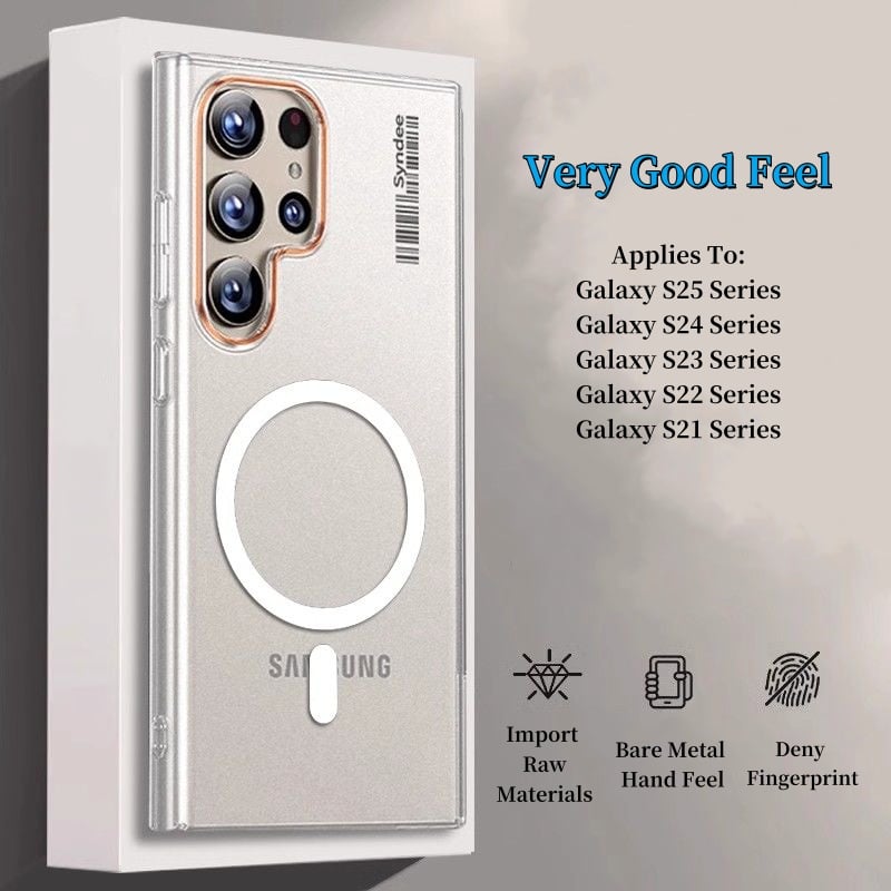📱 Ultra-Thin Matte PC Magnetic Phone Case For Galaxy S Series