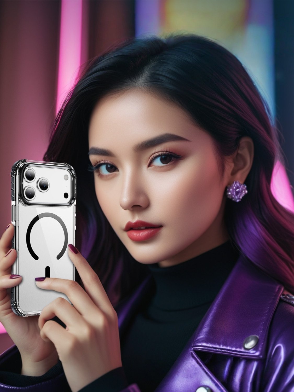 Magnetic Lens Case – Crystal Clear Protection