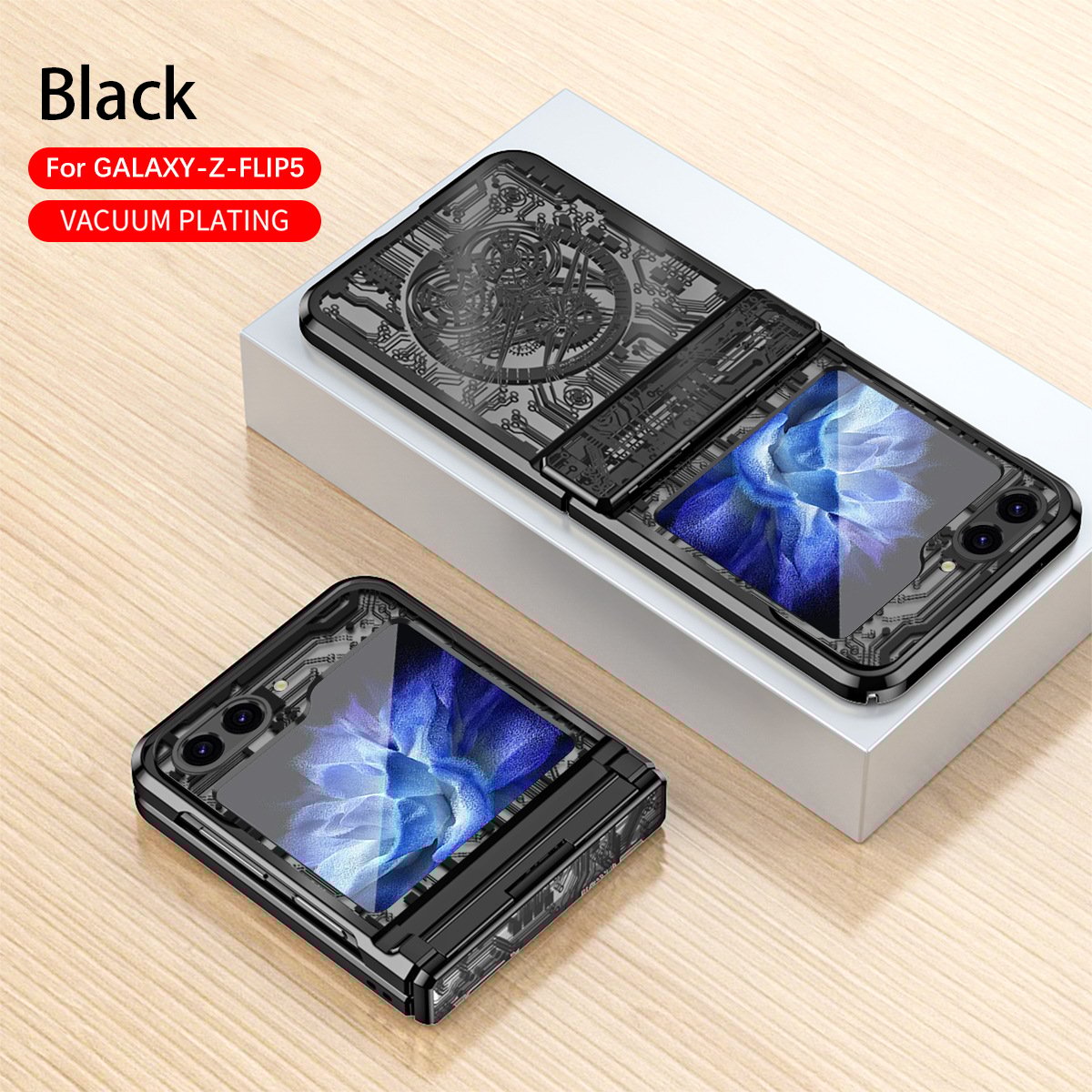 Galaxy Z Flip 7/6/5/4/3 | Transparent Shockproof Case