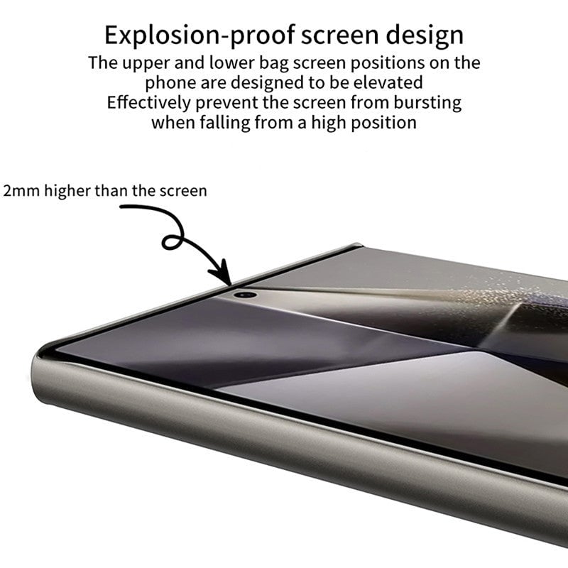 Razr Leather Case For Samsung Galaxy S25 Series and S23 S24 Ultra (Only Case)