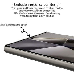 Razr Leather Case For Samsung Galaxy S25 Series and S23 S24 Ultra (Only Case)