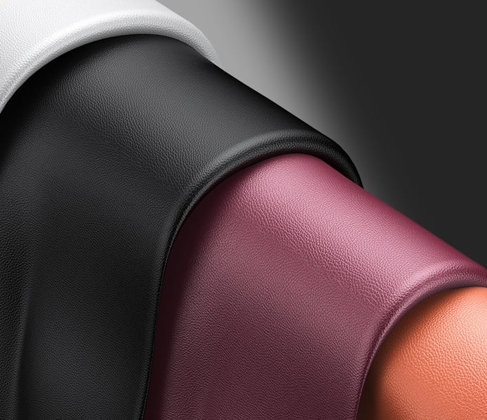 KASCASE | Skin-Textured Leather Rotating Magnetic Stand Case for iPhone 17 Pro Max