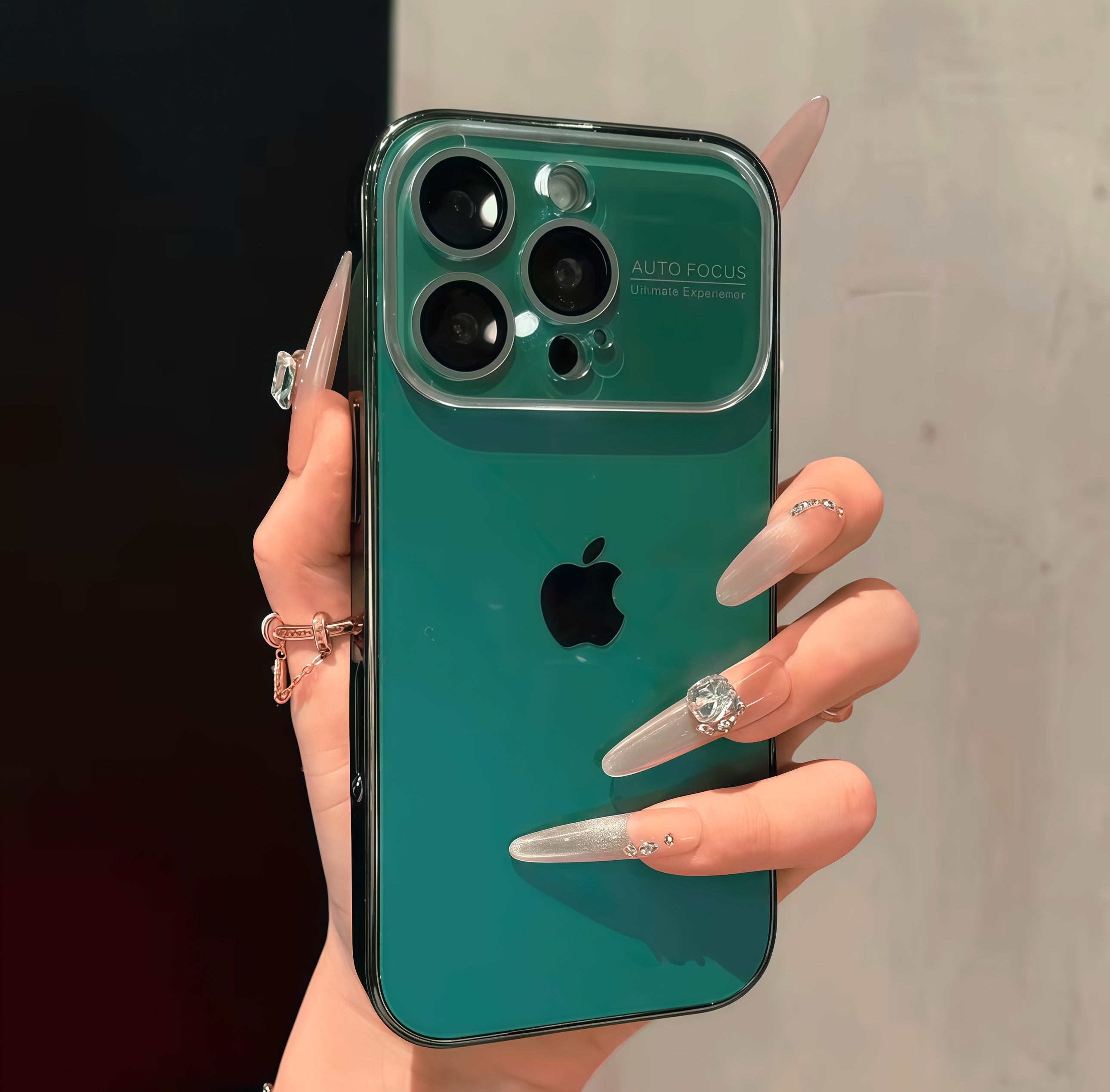 KASCASE | Electroplated Edge AG Lens Protection Case for iPhone 17 Pro Max