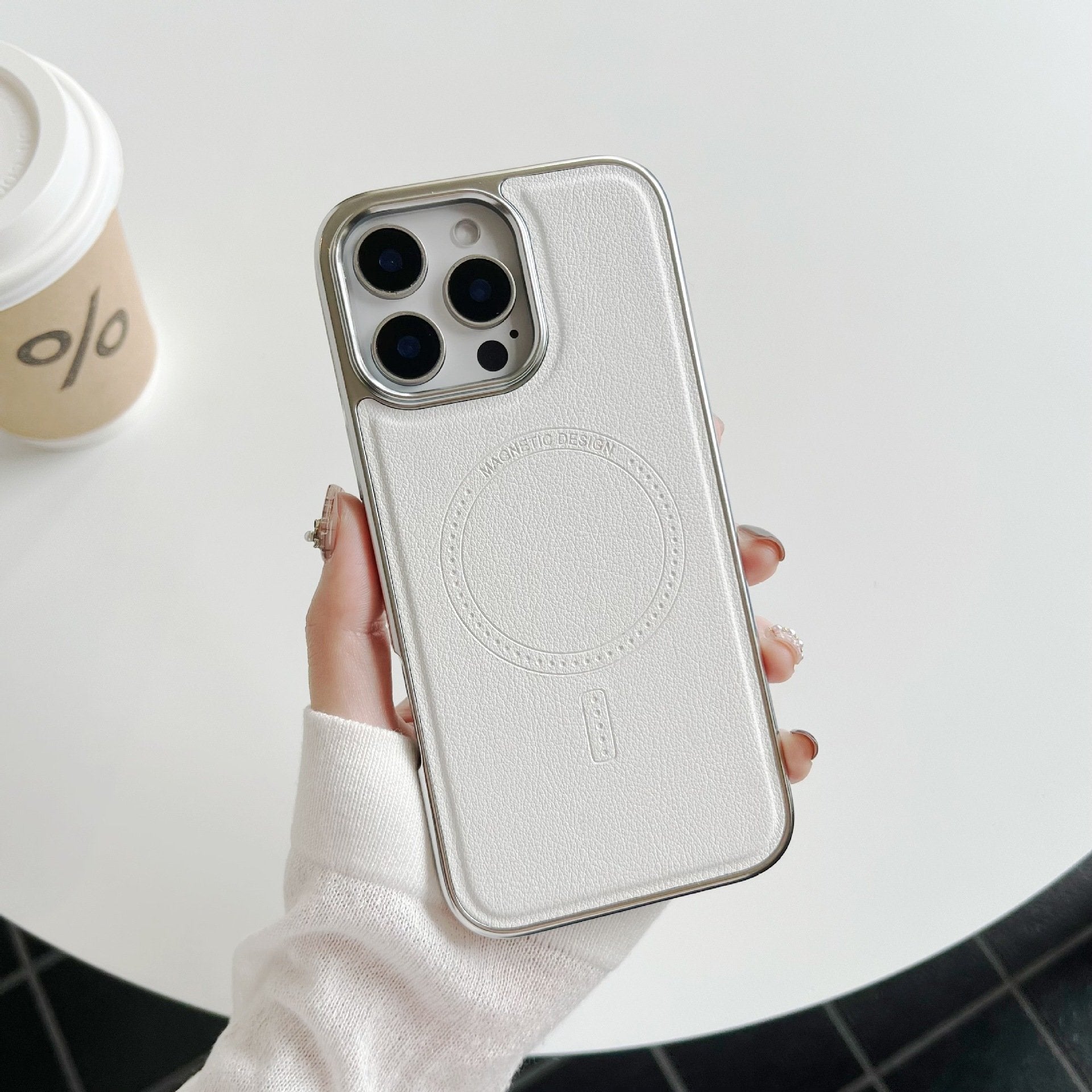 Magnetic Leather Protective Case For iPhone 16/15/14/13 Series