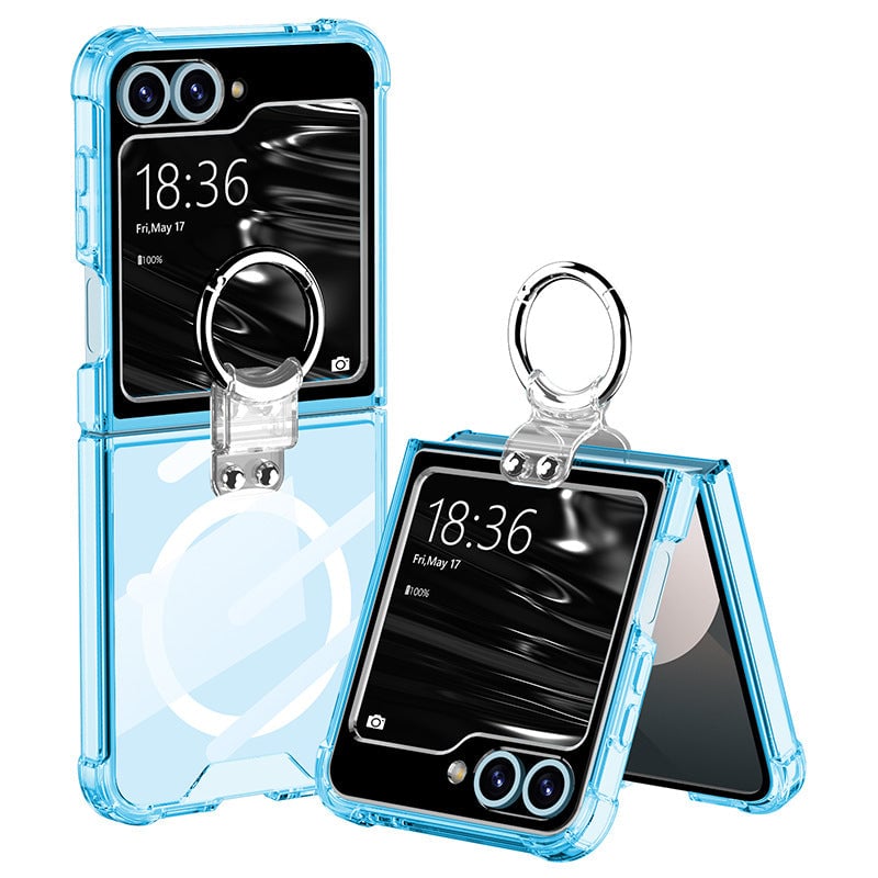 Galaxy Z Flip 3/Galaxy Z Flip 4/Galaxy Z Flip 5/Galaxy Z Flip 6 | Magsafe Clear Airbag Ring Phone Case