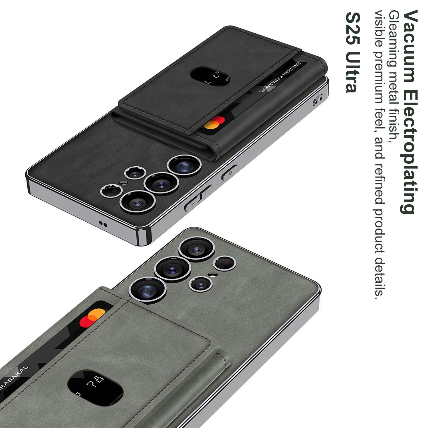 Magnetic Split Wallet Case For Galaxy S25 Ultra