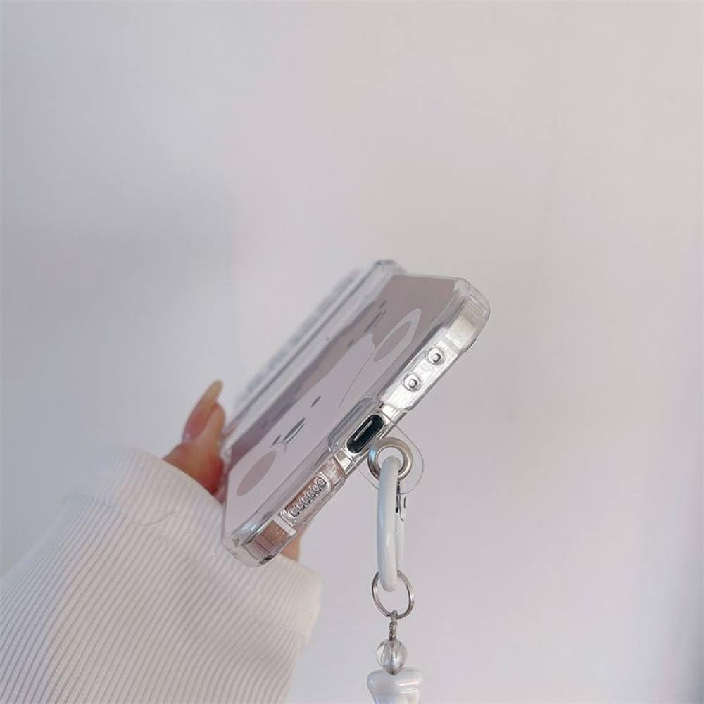 🐻 Cute bear phone case for Galaxy Z Flip 3/Galaxy Z Flip 4/Galaxy Z Flip 5/Galaxy Z Flip 6