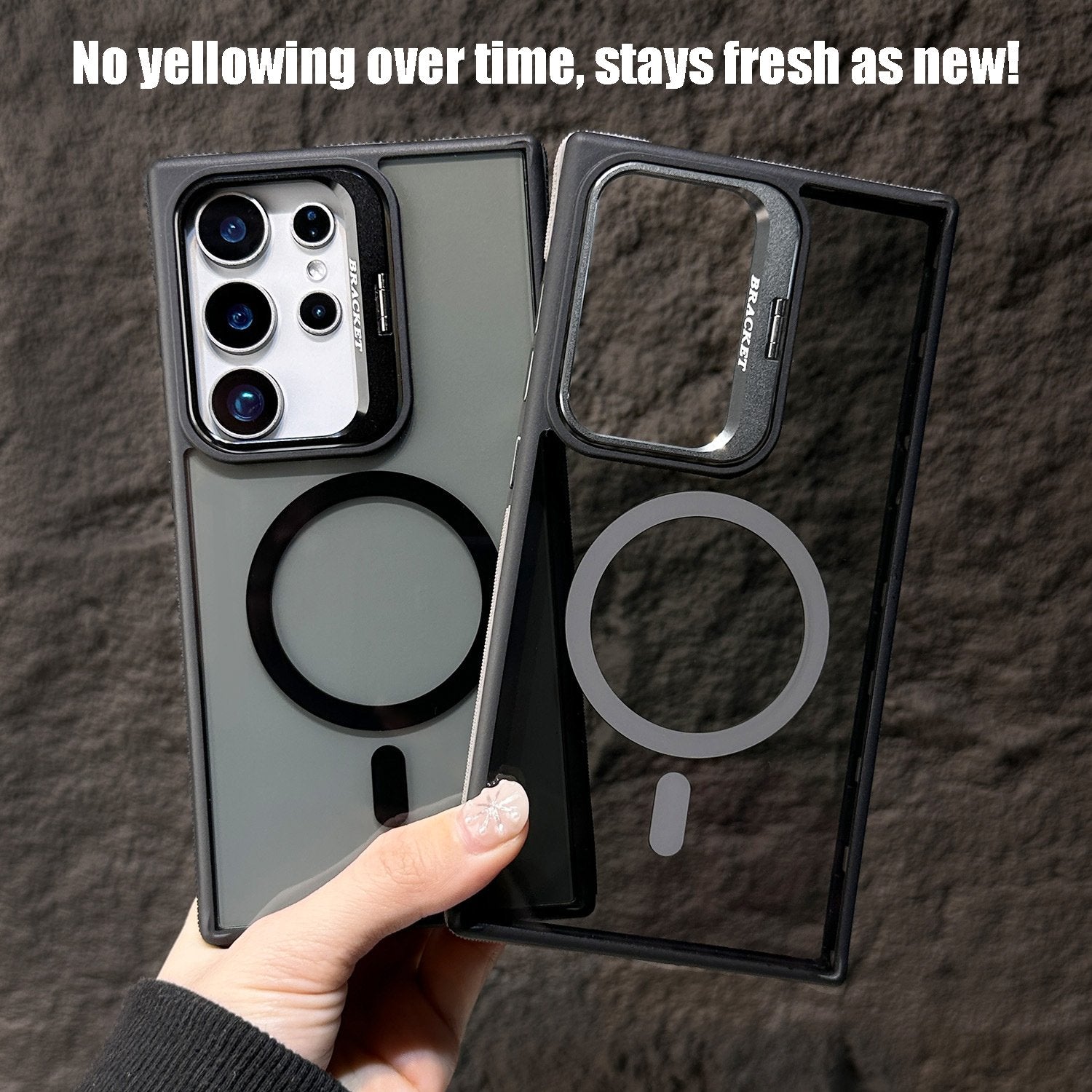 KASCASE |Magnetic Case with Hidden Lens Stand – Galaxy S25 Series