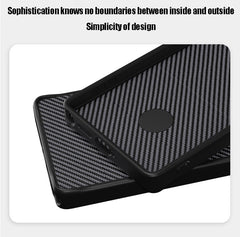 Carbon fiber texture magnetic stand anti-drop protective case for Samsung Galaxy S25 series, S24 Ultra, S23 Ultra, S22 Ultra