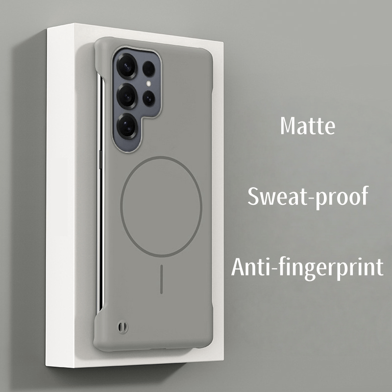 Frameless Matte Magnetic Case for Galaxy S25/S24/S23/S22 – Ultra-Thin & Shockproof