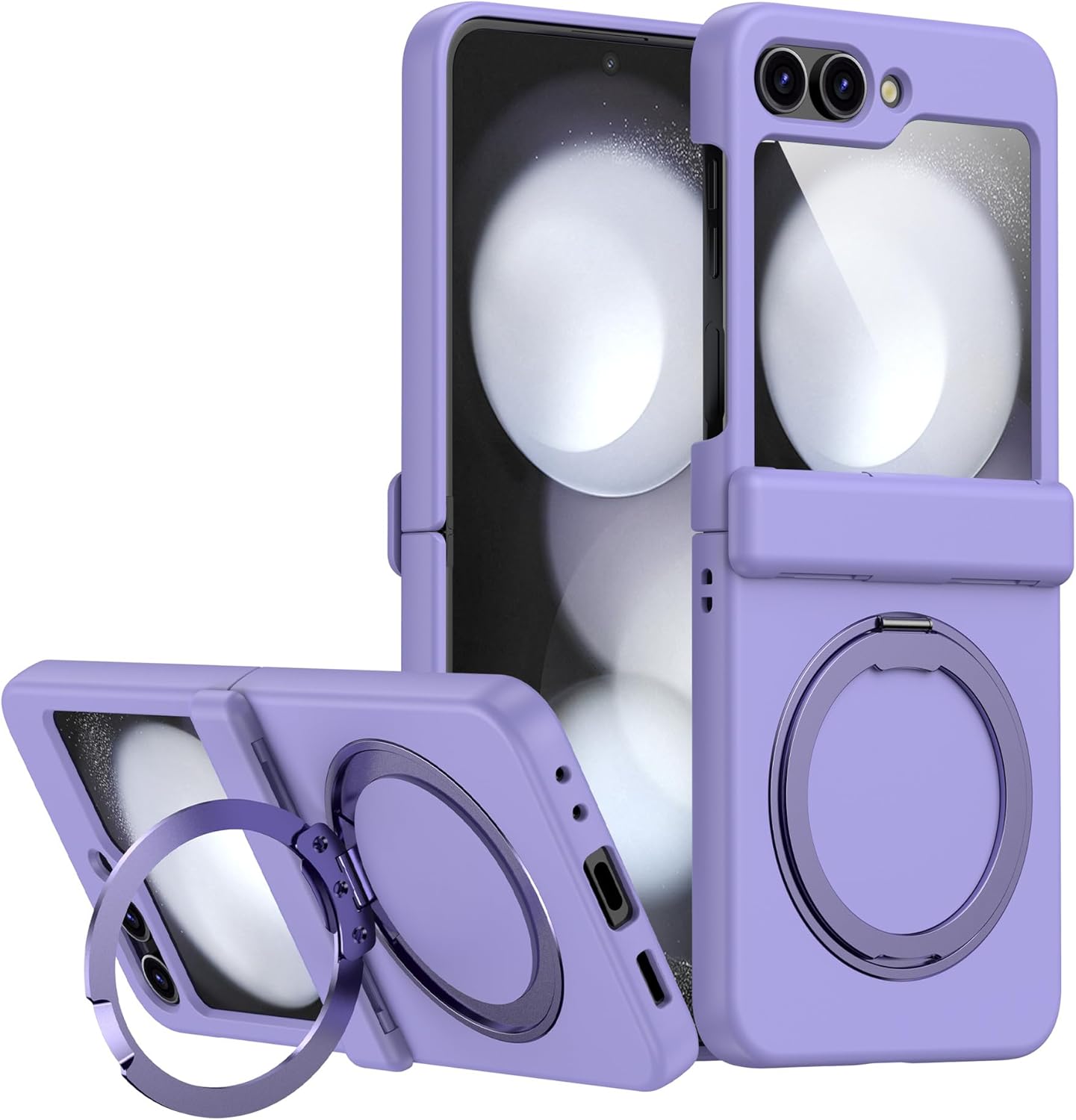 Full Coverage Hinge Shockproof Phone Case For Galaxy Z Flip 3/Galaxy Z Flip 4/Galaxy Z Flip 5/Galaxy Z Flip 6