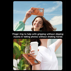 For Samsung Galaxy S24 Series Business Magnetic Anti-fall Bracket Protective Case