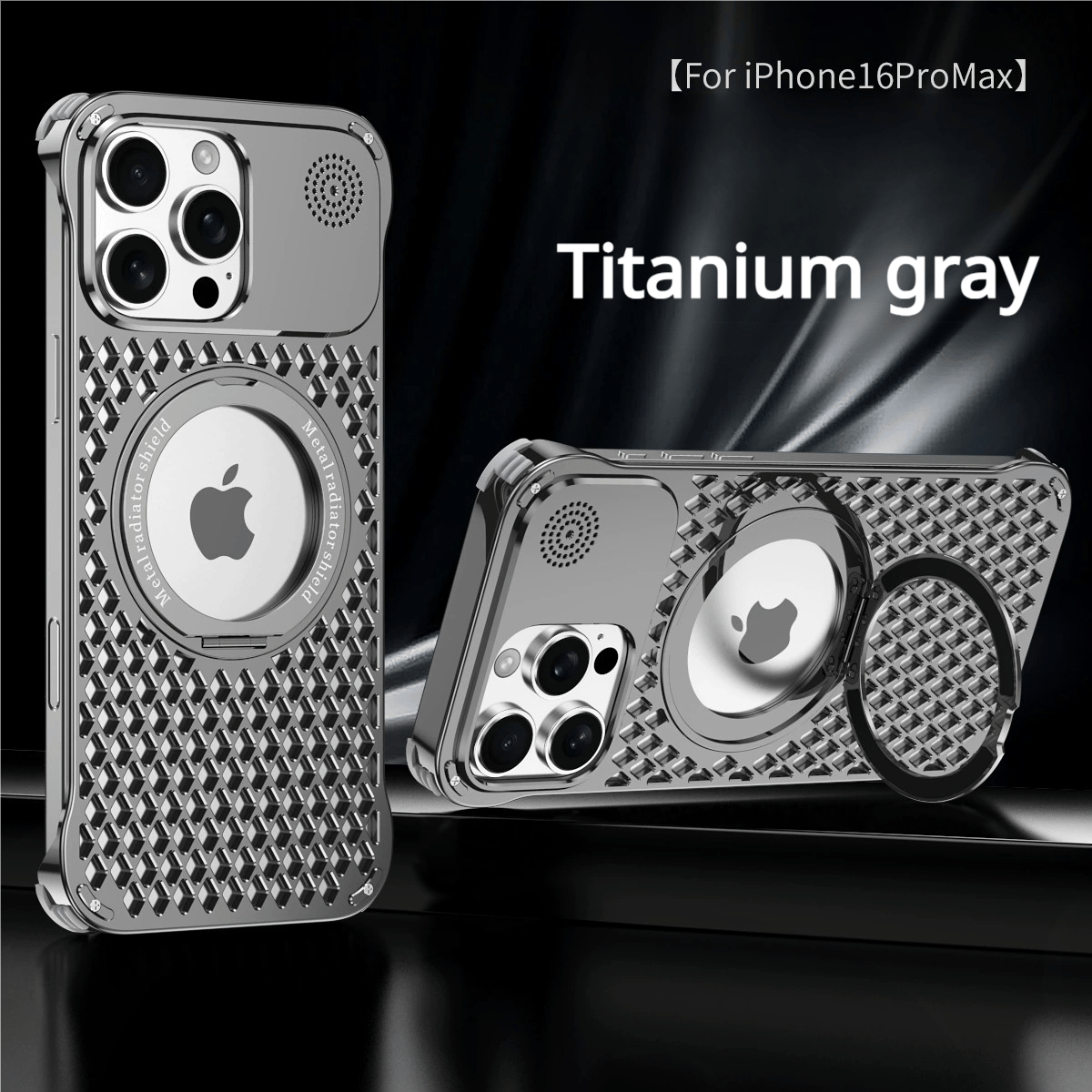 Aluminum Alloy Bracket Aromatherapy Heat Dissipation Case Suitable For iPhone 16/15/14 Series