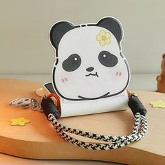 Panda Head Mobile Phone Case For Galaxy Z Flip 3 / Galaxy Z Flip 4 / Galaxy Z Flip 5 / Galaxy Z Flip 6