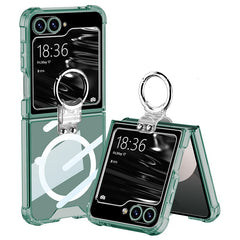 Galaxy Z Flip 3/Galaxy Z Flip 4/Galaxy Z Flip 5/Galaxy Z Flip 6 | Magsafe Clear Airbag Ring Phone Case