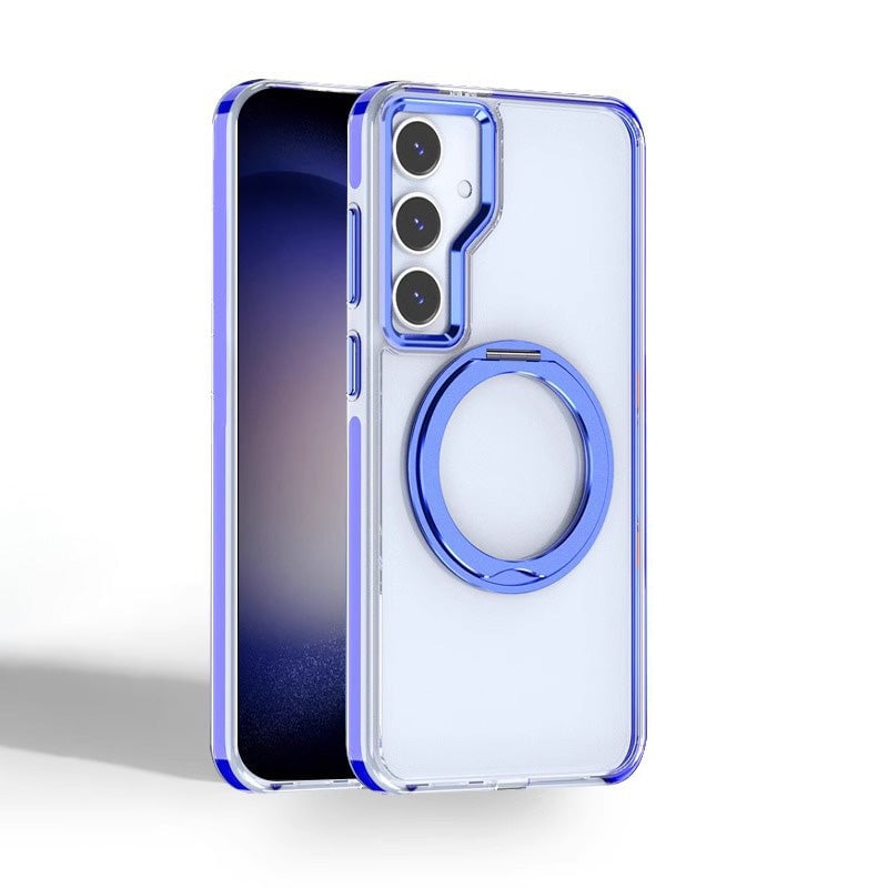 Metal Magnetic Bracket Anti-fall Protective Phone Case For Galaxy S23/S24 Series