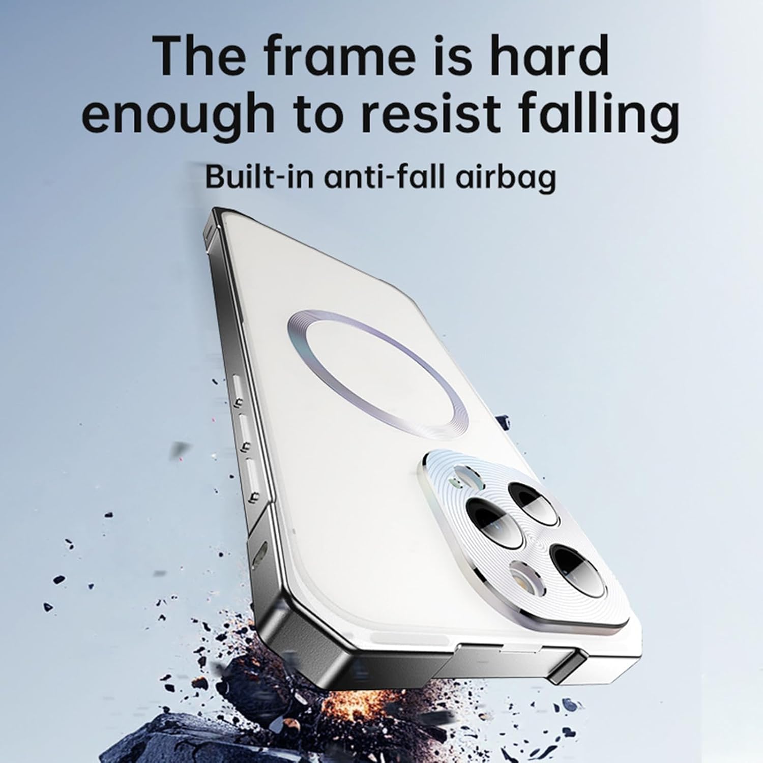 Ultra-Thin Magnetic Phone Case For Apple 16/15 – Shockproof, Anti-Yellow