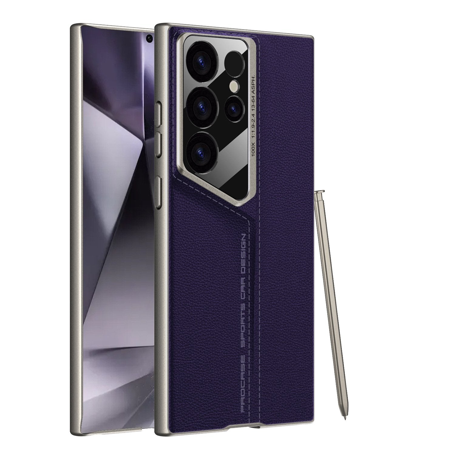 Razr Leather Case For Samsung Galaxy S25 Series and S23 S24 Ultra (Only Case)