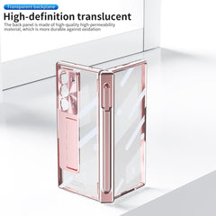 Suitable For Galaxy Z Fold 3/Galaxy Z Fold 4/Galaxy Z Fold 5/Galaxy Z Fold 6 | Transparent Case Phone Case with Pen Holder & Pen