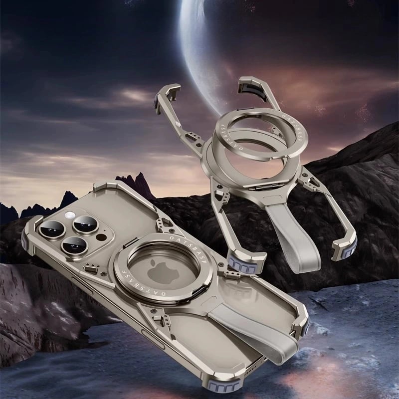 SentimentvalueTM Metal magnetic 360° Bracket Mobile Phone Case Suitable For iPhone 16 Pro/ iPhone 16 ProMax