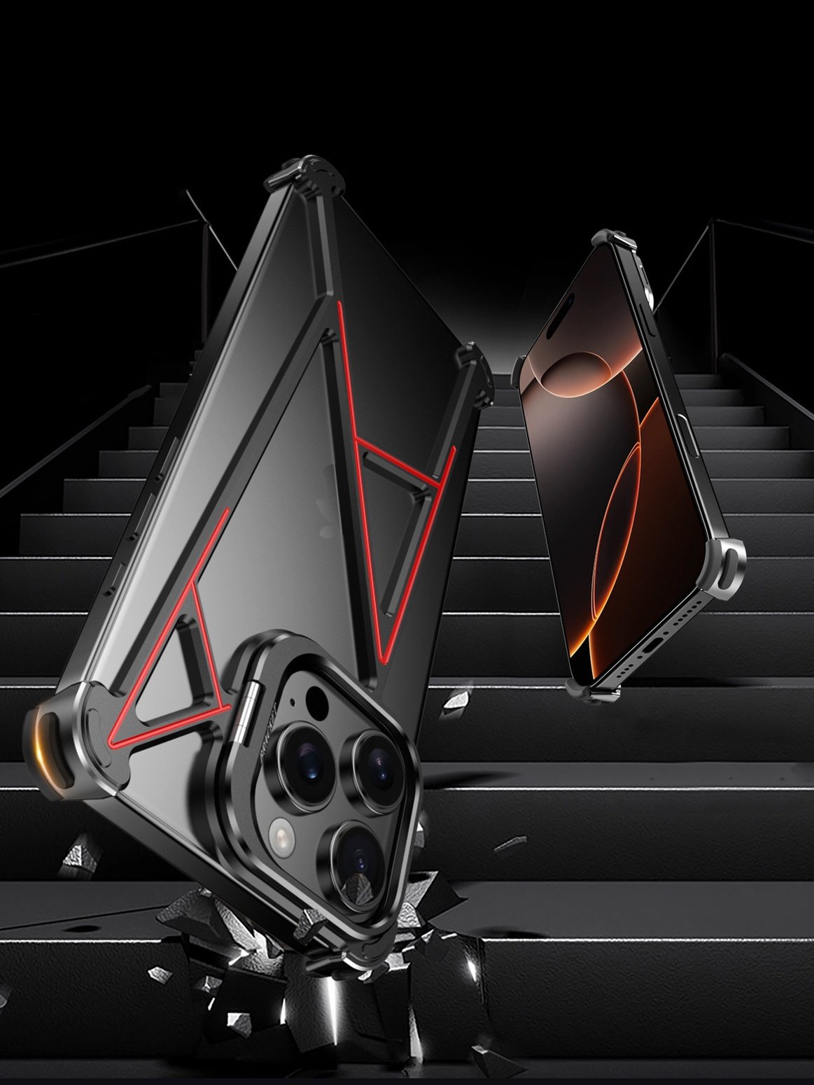 KASCASE A-Shaped Metal Lens Case