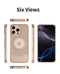 Luggage Retractable Metal Mobile Phone Case With Magnetic Bracket Suitable For iPhone 16 15 Series