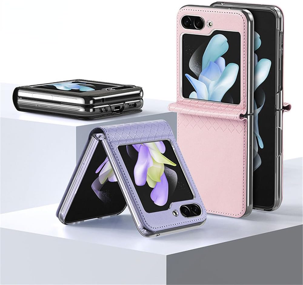 Fashionable mobile phone case for Galaxy Z Flip 5/Galaxy Z Flip 6, all-inclusive protective cover integrated back cover
