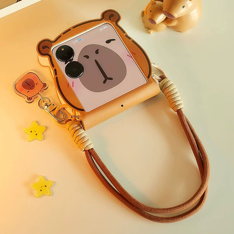 Capybara Big Head Phone Case for Galaxy Z Flip 5 / Galaxy Z Flip 6