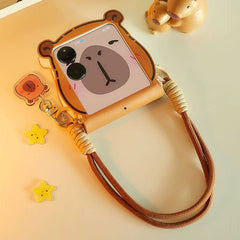 Capybara Big Head Phone Case for Galaxy Z Flip 5 / Galaxy Z Flip 6