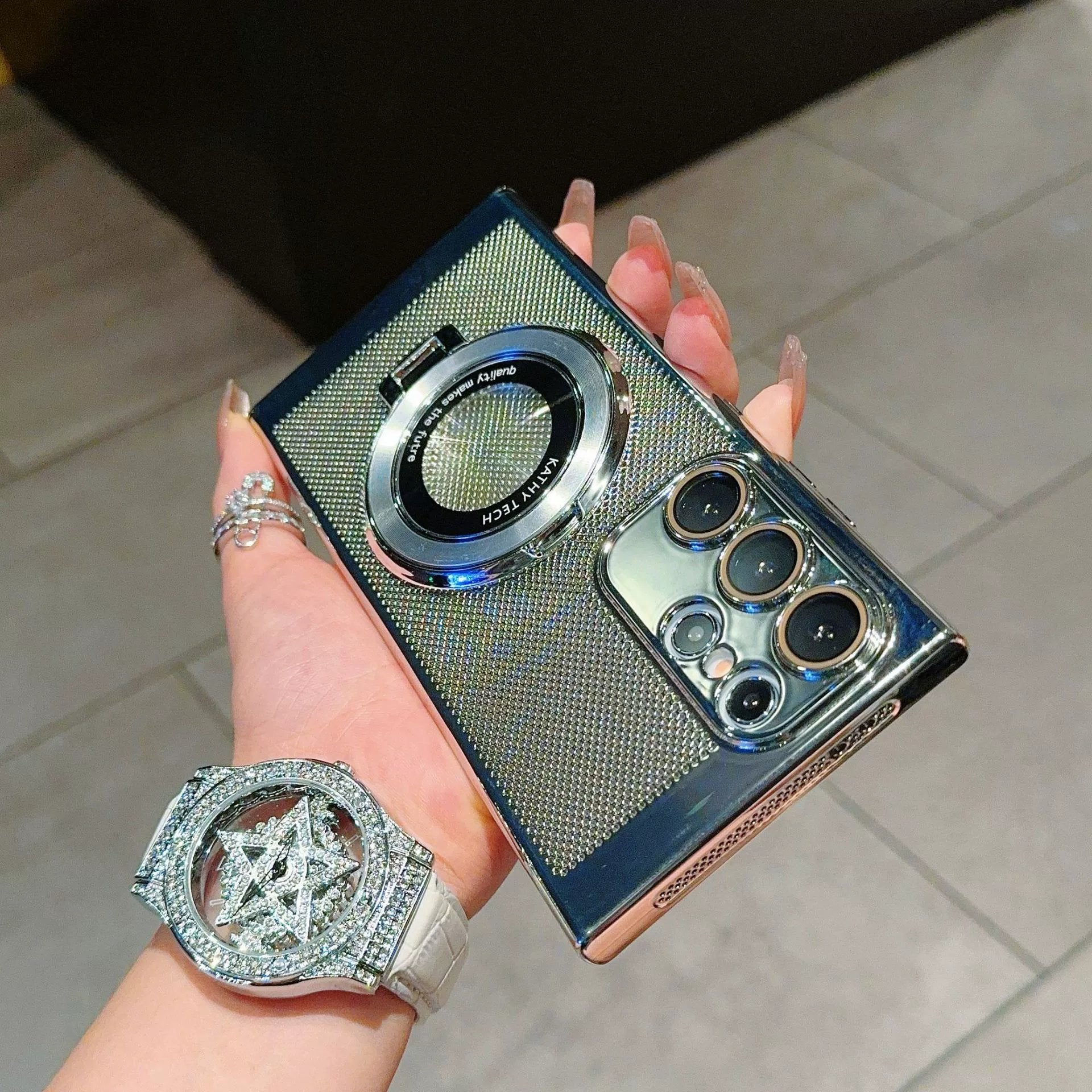 Ultra-thin Electroplated Heat Dissipation Magnetic Case For Galaxy S25 S24 S23 S22 Series