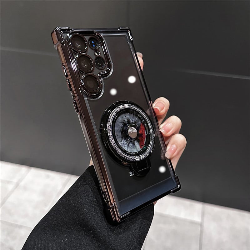 Slim Phone Case with Rotating Fidget Gyroscope & Transformative Stand For Samsung Galaxy S25/S24/S23/S22 Series