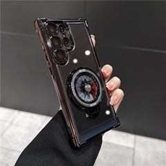 Slim Phone Case with Rotating Fidget Gyroscope & Transformative Stand For Samsung Galaxy S25/S24/S23/S22 Series