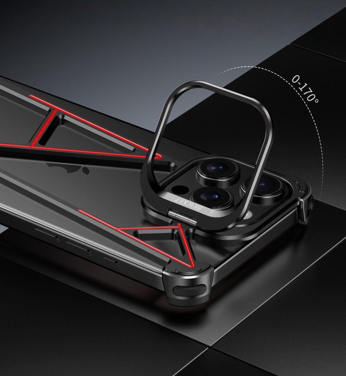 KASCASE A-Shaped Metal Lens Case