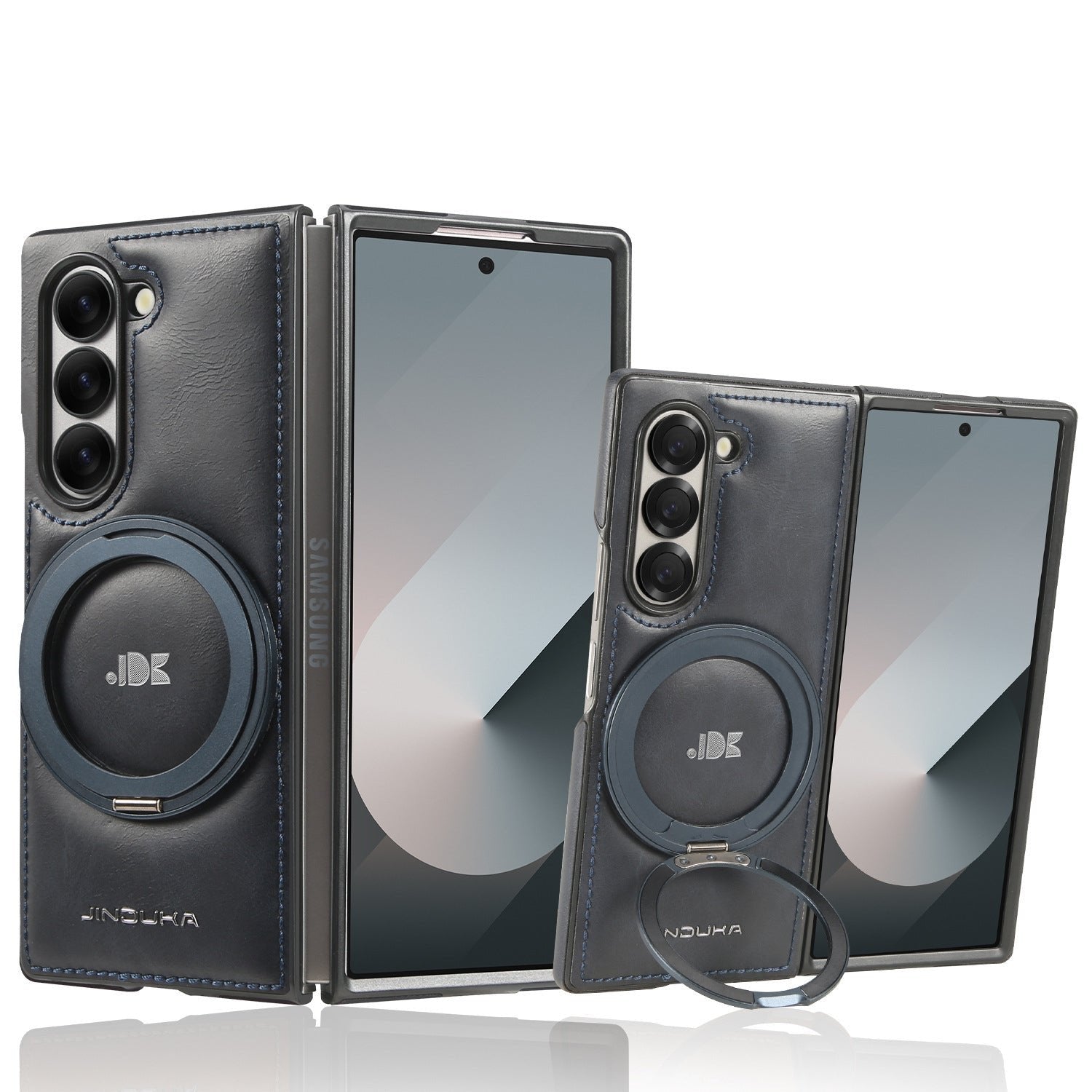 SentimentvalueTM 360° Rotating Stand Leather Case For Galaxy Z Fold 3/Galaxy Z Fold 4/Galaxy Z Fold 5/Galaxy Z Fold 6