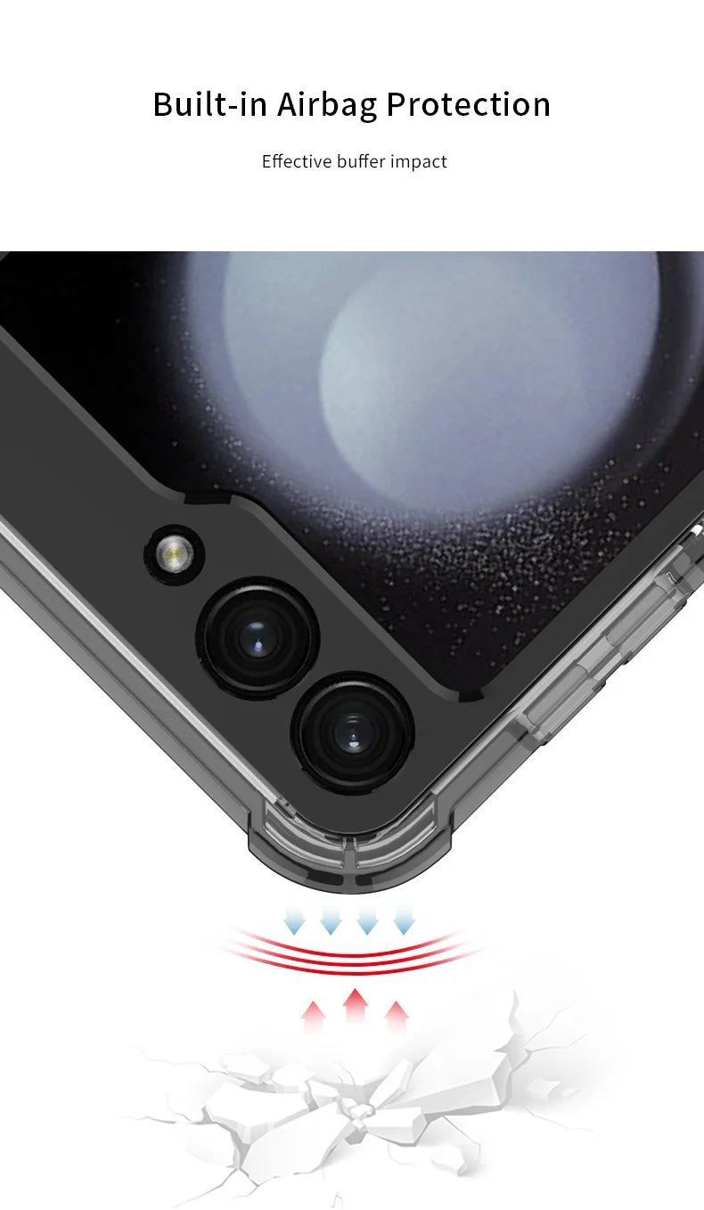 Galaxy Z Flip 5 and Galaxy Flip 6 | Transparent Ring Phone Case(Bring Pen)