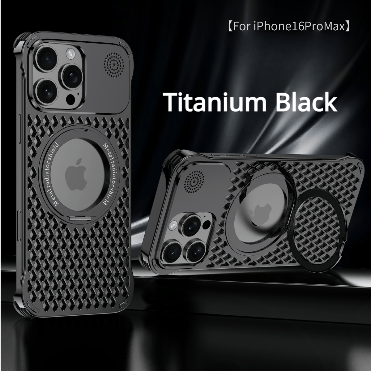 Aluminum Alloy Bracket Aromatherapy Heat Dissipation Case Suitable For iPhone 16/15/14 Series