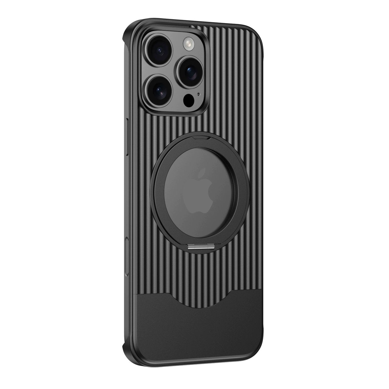 Luggage Retractable Metal Mobile Phone Case With Magnetic Bracket Suitable For iPhone 16 15 Series