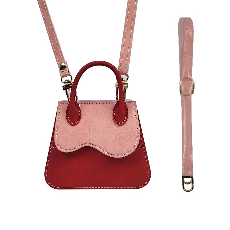 Luxury Leather Handbag Flip Phone Case For Galaxy Z Flip 7/6/5/4/3 with Crossbody Lanyard