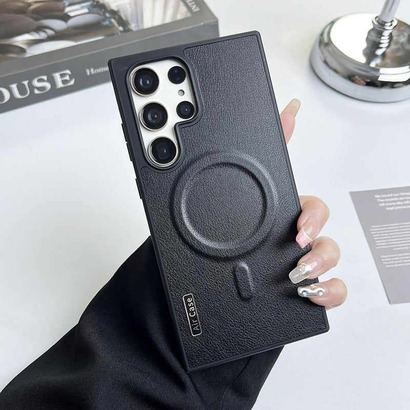 Lens Metal Frame Drop Protection Magnetic Attachment Case For Samsung Galaxy S22/S23/S24 Series