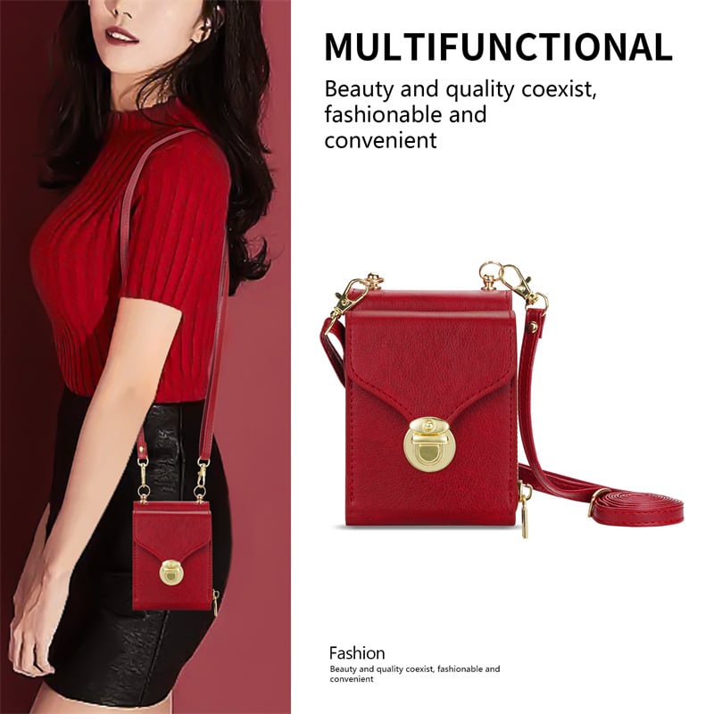 Mobile phone protective case with lanyard, crossbody, zipper card wallet for Galaxy Z Flip 3/Galaxy Z Flip 4/Galaxy Z Flip 5/Galaxy Z Flip 6