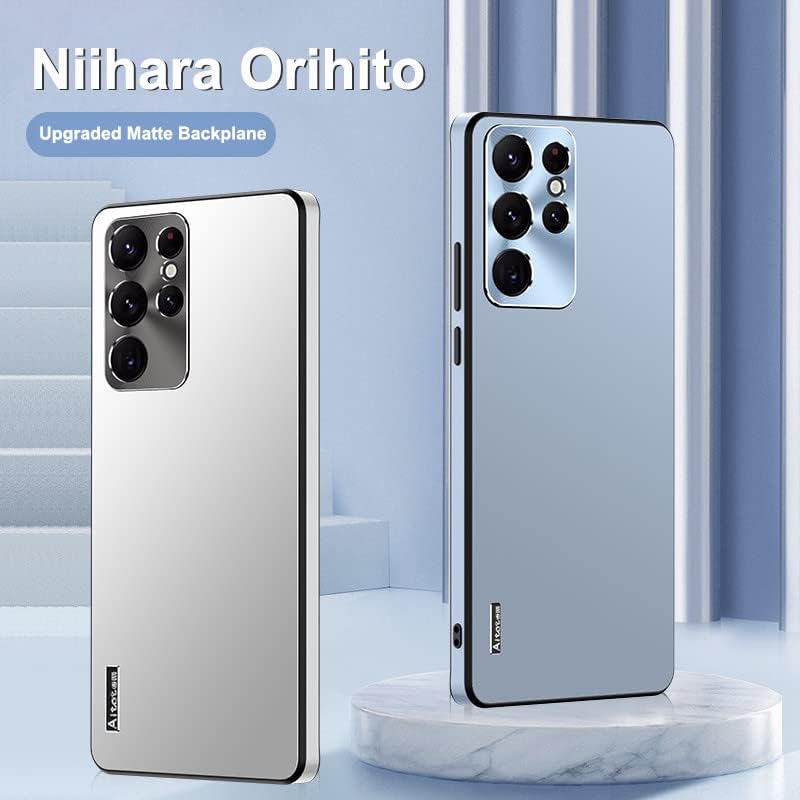 Fashionable Light-sensitive Aurora Metal Lens Soft-edge Mobile Phone Case For Samsung Galaxy S25 S24 S23 S22 S21 Series