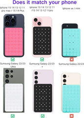 Silicone Suction Cup Phone Case Mount Double Sided for iPhone and Android