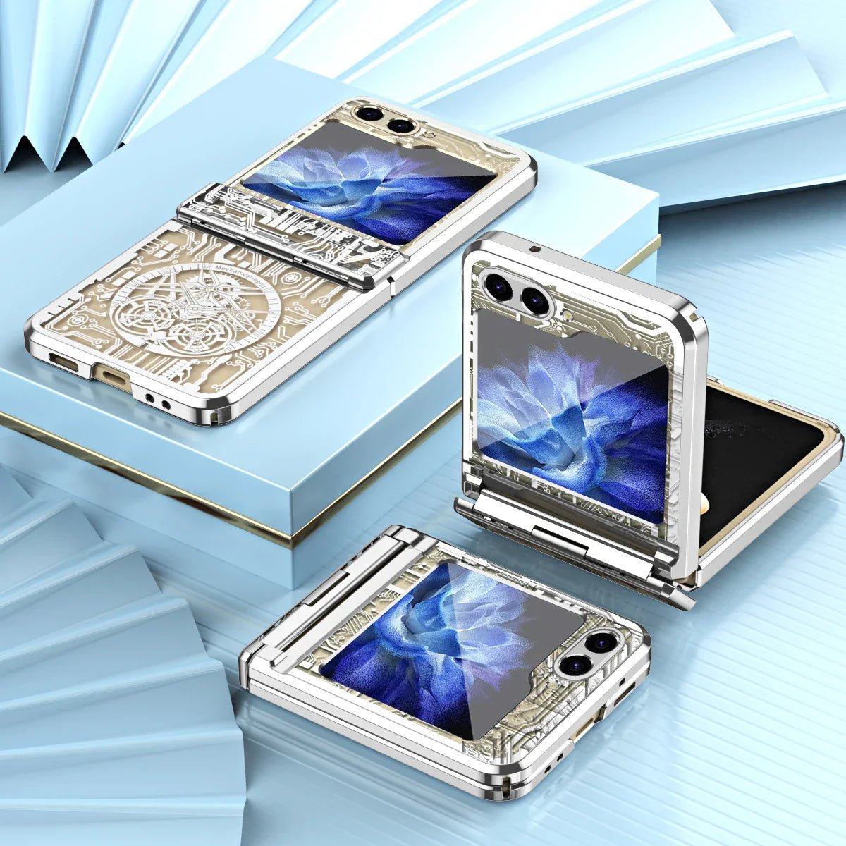 Galaxy Z Flip 7/6/5/4/3 | Transparent Shockproof Case