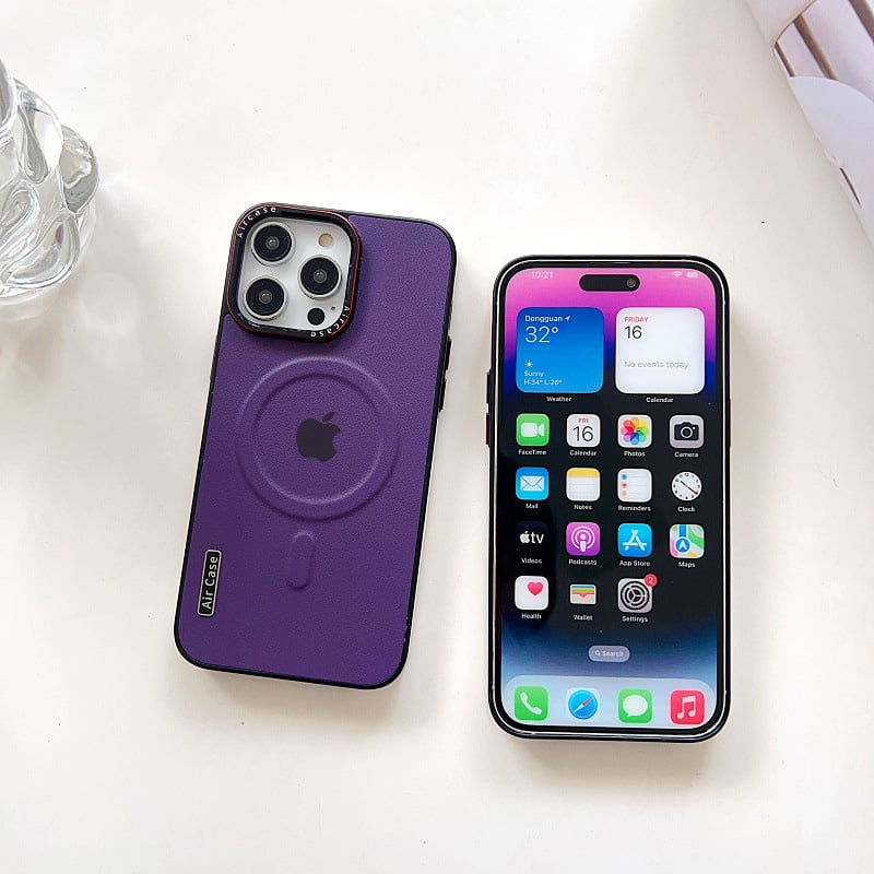 KASCASE | Premium Color-Tinted Leather Shockproof Case